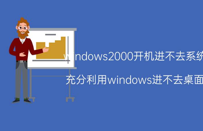 windows2000开机进不去系统 充分利用windows进不去桌面？